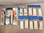 Three Olfa Knives Packs And 10 Replacement Blades. Fixed Price $110.00.
