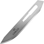 100-PACK Stainless Steel Replacement Blades Razor-sharp Precision For Hunters. Fixed Price $102.89.