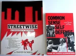 2 New Self Defense Books : Common Sense & Streetwise With A Knife Throwing Bonus. Fixed Price $12.99.