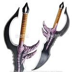 Munetoshi 26" Silver Kasaka Venom Fang Dagger Solo Foam Replica Anime Cosplay. Fixed Price $16.98.