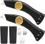 2PCS Black Fixed Blade Roofing Knife, Heavy Duty Utility For Drywall, Viny. Fixed Price $43.00.