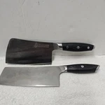 Tuo Black Hawk & Falcon Cleaver Knife Set High Carbon Stainless Kitchen Knives. Fixed Price $24.00.
