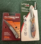 Utica Fowl Catcher Ii Folding Hunting Knife 3.62" Pocket & Kutmaster. Fixed Price $40.00.