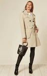 De Creme - Womens Spring/summer Military Double Breasted Ladies Trench Coat. Fixed Price $88.02.