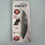 Coast FX175 Ultra Light Folding Knife Frame Lock 2" Stainless Blade Edc. Fixed Price $11.99.
