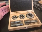 Pipe Tap And Die Set 6 Pc High Carbon Alloy Steel Item #91395. Fixed Price $12.99.