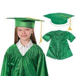 Fun Express Kids' Green Elementary School Graduation Mortarboard Hat & Gown Set. Fixed Price $30.58.
