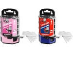 Workpro Utility Knife Blades 100PK Replacement W/dispenser Carbon Steel Pink/red. Fixed Price $18.99.