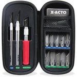 Precision Compression Knife Set With X-acto Knives & 13 Blades In Carry Case. Fixed Price $60.19.