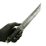 Damascus Fixed Tanto Blade Knife Ram Horn Tracker Full Tang Survival Hunting. Fixed Price $33.99.