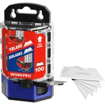 Workpro 100-PACK Utility Blades Replacement With Dispenser SK5 Carbon Steel Red. Fixed Price $15.39.