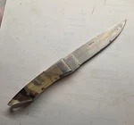 Vintage Hunting Fixed Blade Knife Clip Point Full Tang Pakistan. Fixed Price $10.99.