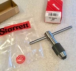 Starrett Heavy Duty T-handle Tap Wrench # 93B New In Box. Fixed Price $93.88.
