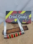Rough Ryder Coral Snake Larger Moose Pocket Knife Nib RR2274. Fixed Price $24.50.