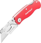 Folding Utility Knife Box Cutter - Sheffield Aluminum Handle Razor Blades Includ. Fixed Price $23.38.