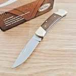 Rite Edge Lock Folding Knife 2.5" Stainless Clip Blade Brown Wood/brass Handle. Fixed Price $19.29.