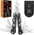 With Safety LOCKING,16-IN-1 Stainless Steel Pocket Black. Fixed Price $16.74.