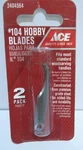 Lot Of 20 Ace #104 Curved Hobby Blades #2404564 Packs. Fixed Price $10.99.