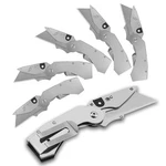 Lichamp 6-PACK Folding Utility Knife Box Cutter Razor Blade Tool Set. Fixed Price $45.99.