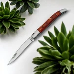 Folding Pocket Knife 4" Rite Edge French Style Filework Spine Wood Handle Edc. Fixed Price $13.77.