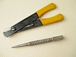 Used Vintage Stanley Tool Lot : 84-214 Wire Stripper & H1211 2/32" Nail Set. Fixed Price $8.44.