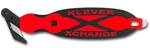Klever Xchange Red Utility Knife With Recessed Blade For Safe Cutting. Fixed Price $13.79.