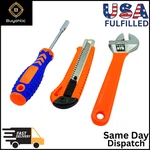 4PCS Tool Set Retractable Utility Knife Adjustable Wrench Ratcheting Screwdriver. Fixed Price $16.14.