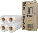 Stretch Film/wrap 1500 Feet 80 Gauge Industrial Strength, 4 Rolls/box 18". Fixed Price $89.99.