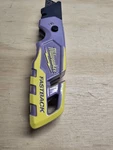 Milwaukee Fastback Custom Powder Coat, Light Purple With Yellow. Engraved Blade. Fixed Price $55.00.