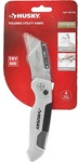 Husky Pro, 4 Blades Metal 3-POSITION Flip Folding Utility Knife. Fixed Price $23.11.