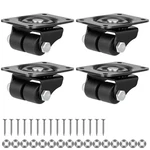 Heavy Duty Swivel Casters Low Profile 4 Pack Double Wheel 1100LBS Capacity New. Fixed Price $34.63.