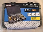 Mibro Tap Die And Drill Sae Set 26 Pieces (301360). Fixed Price $40.00.