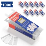 Workpro 1000-PACK Single Edge Razor Blades High Carbon Steel Industrial Scrapers. Fixed Price $52.99.