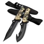 Mossy Oak Fixed Blade Hunting Knife Set - 2 Piece, Full Tang Handle Straight .... Fixed Price $26.26.