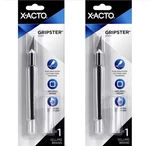 (2 Pack) X-acto Gripster Knife Anti-roll Design & Rubberized Model X3627. Fixed Price $17.99.