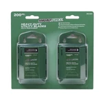 Masterforce Heavy-duty Utility Knife Blades (2X 100-PACKS = 200) Made In The Usa. Fixed Price $29.95.
