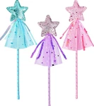 Princess Dress Up Accessories - 3PCS Glitter Star Free Size, Pink Purple Blue. Fixed Price $18.76.
