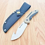 Remington Sportsman Black/tan Guthook Fixed Knife 3.5" Stainless Steel Blades. Fixed Price $17.39.