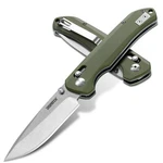 Dispatch 3.46"D2 Steel Axis Lock Folding Pocket Knife Green G10 Handle Survival. Fixed Price $32.99.