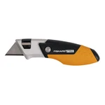 Folding Utility Knife Carbonmax Blade Safe Lock Pocket Clip Fiskars Pro Compact. Fixed Price $28.99.
