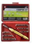 Sona Enterprises 38PC - 1/8" Number & Letter Stamping Set W/ Automatic Punch. Fixed Price $22.00.