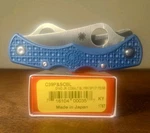 Nib Spyderco Dyad Jr. Lw C39P&SCBL Sprint Run -dual Blade SPY27 -cobalt Blue Frn. Fixed Price $195.00.
