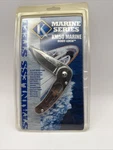 Kutmaster Knife Folding Marine Series KM50 Body Lock. Fixed Price $8.00.