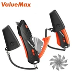 Valuemax 2 Pack Box Cutter Knife Self-retracting With Lanyard Extra Blades. Fixed Price $16.19.