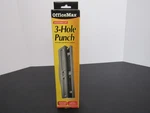 Nib Officemax 3-HOLE Punch Adjustable 1/4" 8 Sheet Capacity 20LB Paper. Fixed Price $9.95.