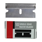 Excel Single Edge Razor Blades Pkg 10. Fixed Price $18.00.