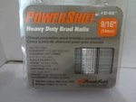 Powershot Heavy Duty Brad Nails 9/16" #97-030 (1600 Per Pack). Fixed Price $15.95.