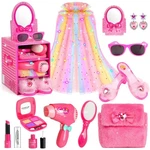 Stopklas Princess Light Cape Dress Shoes, Kids Pretend Makeup Set For G.... Fixed Price $33.74.