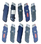 Uline Lot Of 10 Comfort Grip Retractable Utility Box Cutter Knives. Fixed Price $17.96.