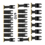 Titanium Oscillating Saw Blades Kit 22 Pcs Multitool Cutting For Metal. Fixed Price $23.69.